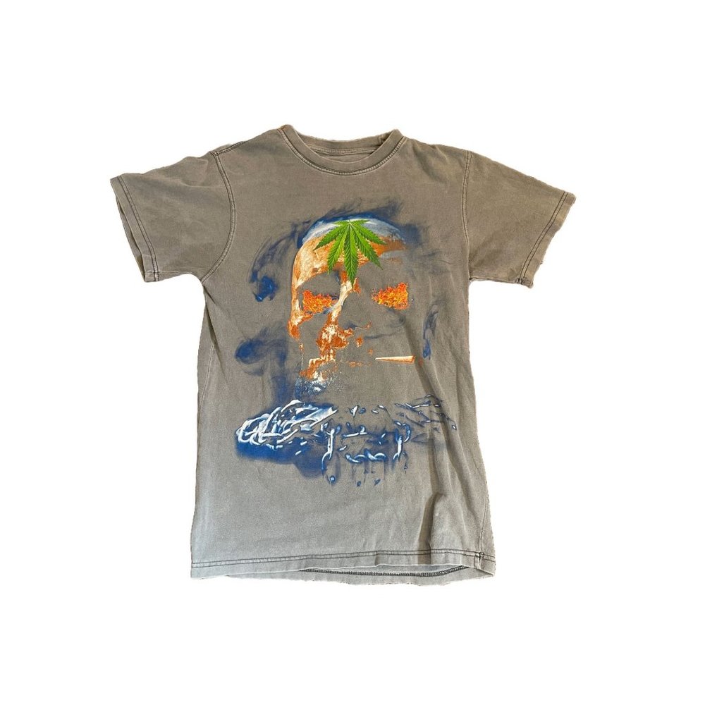 Vintage Rare 2017 Travis Scott Rolling Loud T Shirt Concert Astroworld Weed